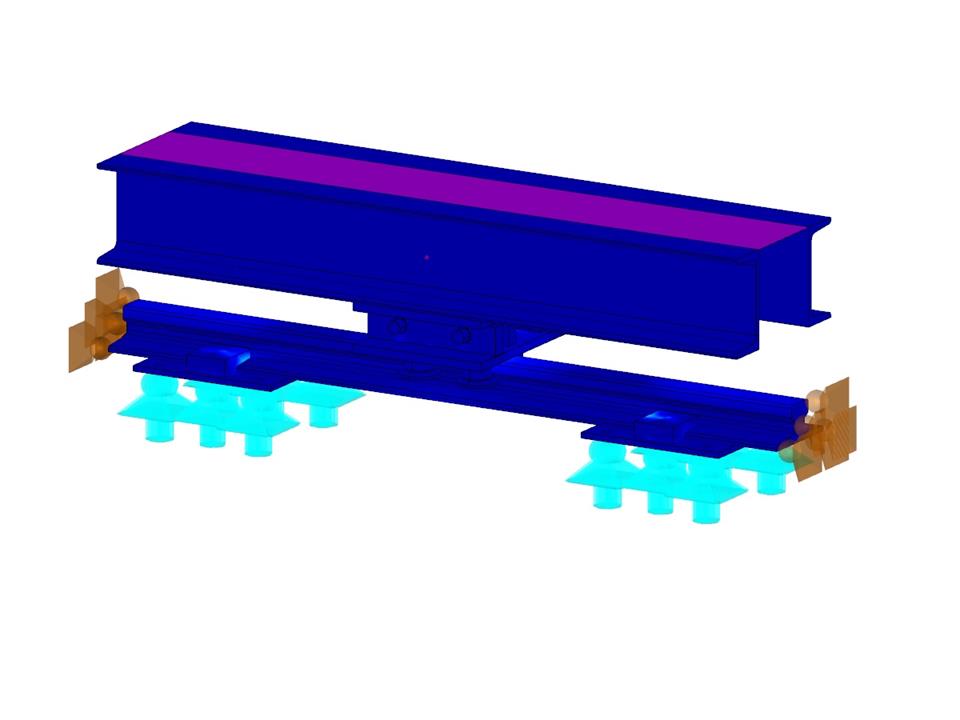 Bemessung eines mechanischen Verschiebungsssystems, Saint-Martin-de-la-Porte, Frankreich